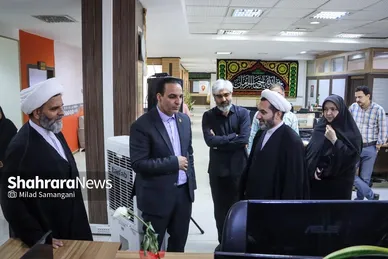 گزارش تصویری | بازدید مدیر کل اوقاف و امور خیریه استان خراسان رضوی از موسسه شهرآرا