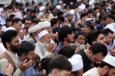 نماز عید فطر در مسجد جامع هرات
