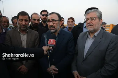 افتتاح تقاطع غیرهمسطح حضرت قمر بنی‌هاشم(ع) در مشهد