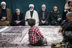 گزارش تصویری | مراسم چهلم شهدای حوادث دی ماه در حرم مطهر رضوی با حضور رئیس جمهور