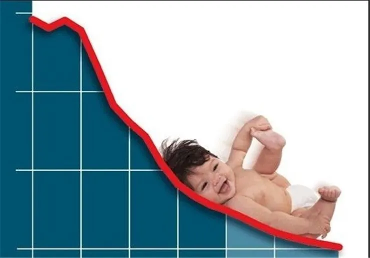 کاهش بی‌سابقه موالید در دو دهه اخیر+ نمودار