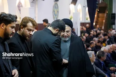گزارش تصویری | مراسم ترحیم همسر و فرزندان معاون رئیس‌جمهور در مشهد
