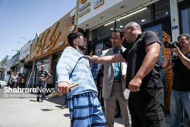 گزارش تصویری | بازسازی صحنه قتل در خیابان توس ۳۳ مشهد