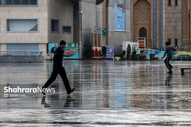 گزارش تصویری | بارش باران بهاری در مشهد (۱۹ فرودین ۱۴۰۴)