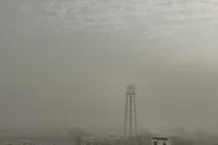 آسمان غرب نارنجی شد (۲۶ فروردین ۱۴۰۴)