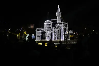 مراسم افتتاحیه اولین جشنواره هنرهای نوری ایران