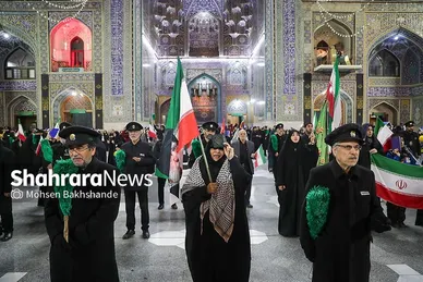 گزارش تصویری | مراسم احیای اولین شب قدر در حرم مطهر امام رضا (ع)