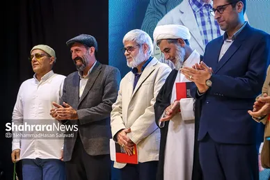 گزارش تصویری | آیین نکوداشت مجید نظافت‌یزدی و ابوطالب مظفری در مشهد
