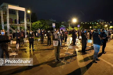 مراسم احیاء شب بیست و یک رمضان در بلوار امامت مشهد