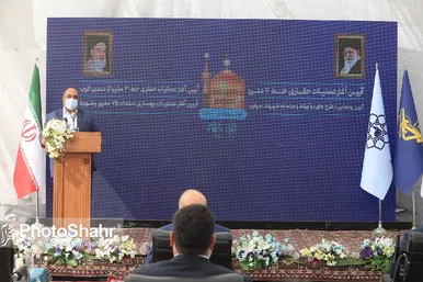 آغاز عملیات حفاری خط ۳ و ۴ مترو مشهد با حضور محمدباقر قالیباف