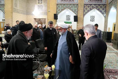 مراسم آغاز عملیات احداث رواق مبارک امیرالمومنین علیه السلام در حرم رضوی
