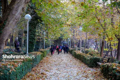 طبیعت پاییزی بوستان های مشهد