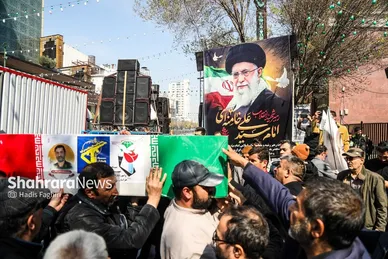 گزارش تصویری | مراسم تشییع پیکر ۴ شهید دفاع از وطن در مشهد