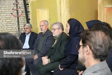 گزارش تصویری | بازدید شهردار مشهد از پشت‌صحنه فیلم سینمایی «کاکا لوتی»