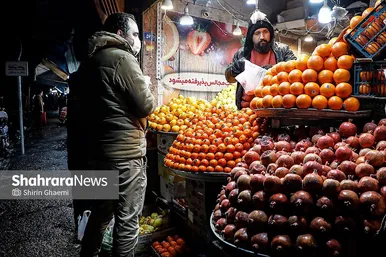 گزارش تصویری | بازار شب یلدا در مشهد