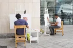 تصویر خبرنگاران فقید مشهدی بر بوم هنرمندان + فیلم و تصاویر