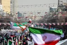 تاریخ سازی دوباره مردم مشهد با حضور پرشورشان در راهپیمایی ۲۲ بهمن