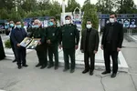 مراسم عطرافشانی و گلباران مزار «شهید محمود کاوه» در مشهد