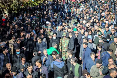 اجتماع عزاداران فاطمی و تشییع پیکر شهدای گمنام در مشهد