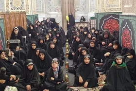 مراسم &laquo;ریحانه الحسین&raquo; در حرم رضوی؛ بانوان عرب زبان به سوگ حضرت رقیه (س) نشستند