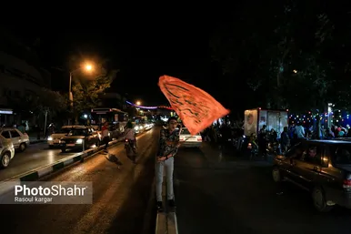 حال و هوای شهر مشهد در شب عید غدیر خم