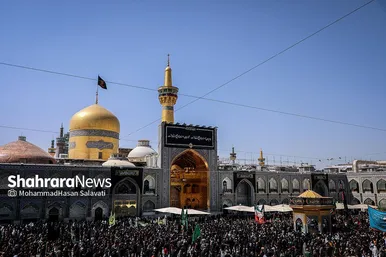 عزاداری روز شهادت امام رضا (ع) در حرم مطهر رضوی