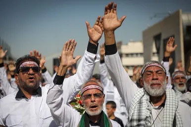 مراسم استقبال کاروان پیاده انصار الحسین (ع)