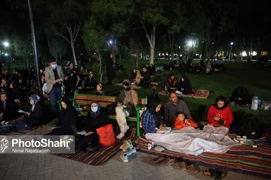 مراسم احیاء شب بیست و سوم ماه رمضان در بوستان های ملت و کوهسنگی