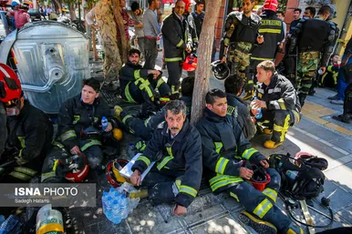 گزارش تصویری | آتش‌نشانان؛ قهرمانان بی‌ادعا در جنگ با آتش