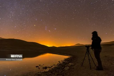 آسمان سحر انگیز شب