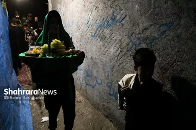 آیین سینی گردانی حضرت قاسم علیه السلام در شب هشتم محرم