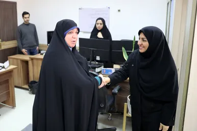 بازدید عضو شورای اسلامی شهر مشهد از موسسه شهرآرا