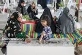 ویدیو| جشن متفاوت روز دختر در گلزار شهدای میناب