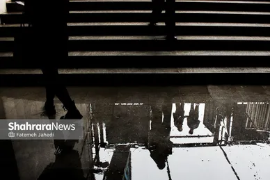 گزارش تصویری | بارش نخستین برف پاییزی در مشهد