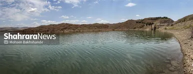 گزارش تصویری | زخم تشنگی بر پیکر سد کارده