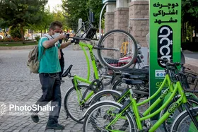 فعالیت بیش از ۹۰۰ دستگاه دوچرخه اشتراکی در سطح شهر مشهد | ۵ ایستگاه جدید دوچرخه اشتراکی در نزدیکی مدارس احداث می&zwnj;شود