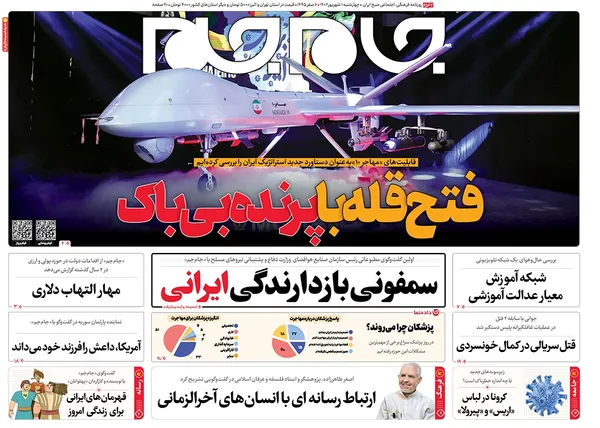 صفحه نخست روزنامه‌های کشور - چهارشنبه ۱شهریور۱۴۰۲