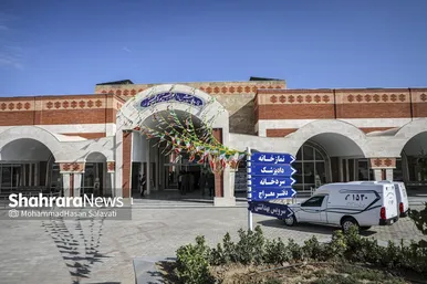 گزارش تصویری | بهره‌برداری از کلان‌پروژه عروجیان در آرامستان بهشت رضا (ع)