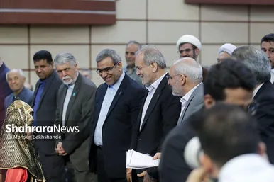 گزارش تصویری | همایش «نهضت توسعه عدالت آموزشی با رویکرد محرومیت‌زدایی از فضاها و تجهیزات آموزشی و کیفیت‌بخشی با مشارکت مردم» با حضور رئیس‌جمهور