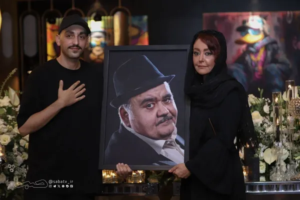 حضور جمعی از هنرمندان در مراسم چهلم زنده‌یاد اکبر عبدی + تصاویر