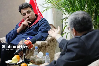 گزارش تصویری | دیدار احسان حدادی، رئیس فدراسیون دوومیدانی، با شهردار مشهد مقدس