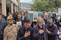 تشییع و خاکسپاری پیکر جانباز ۷۰ درصد دفاع مقدس در مشهد (۱۸ تیر ۱۴۰۴)