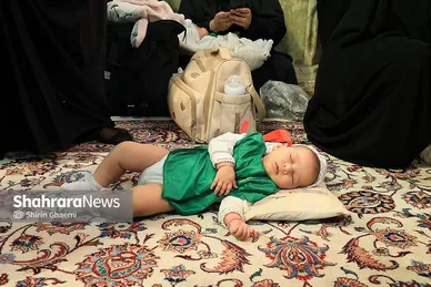 گزارش تصویری | مراسم شیرخوارگان حسینی در حرم مطهر رضوی برگزار شد