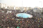 تجمع مردم تهران در حمایت از امنیت و اعتراض معیشتی به دولت