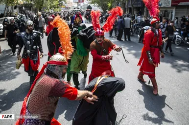 کاروان نمادین اسرای کربلا «بنی اسد»