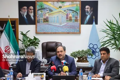 گزارش تصویری | نشست خبری معاون مالی و پشتیبانی شهرداری مشهد