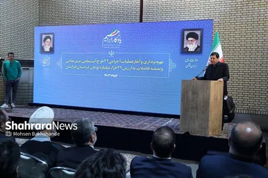 عکس‌هایی از مراسم افتتاح بزرگترین تصفیه‌خانه فاضلاب پیشرفته کشور در مشهد