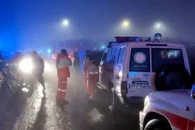 ویدئو | اعزام تیم&zwnj;های عملیاتی هلال&zwnj;احمر به محل احتمالی سقوط بالگرد