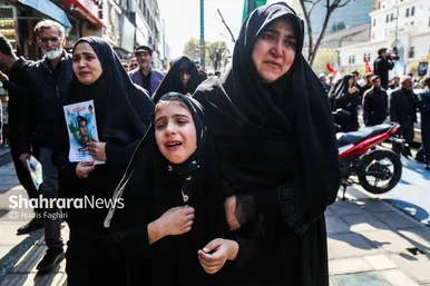 گزارش تصویری | مراسم تشییع پیکر ۴ شهید دفاع از وطن در مشهد