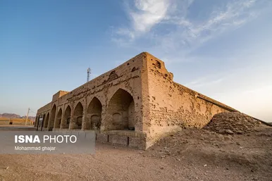 کاروانسرای روستای قاسم آباد در شهرستان بجستان خراسان رضوی